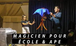 Spectacle de magie pour école , ape et centre de loisir.